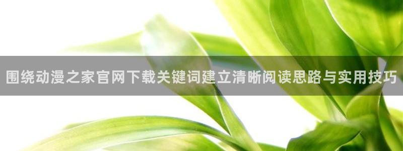 动漫新作榜:围绕动漫之家官网下载关键词建立清晰阅读思路与实用技巧